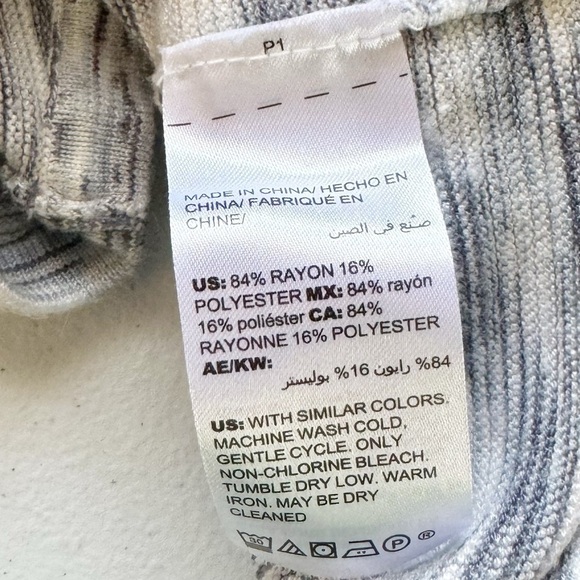 Chico's Spacedye Bateau-Neck Pullover Sweater Size 3 (XL) - Picture 7 of 10